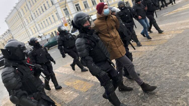 Задержания в Москве. Фото 