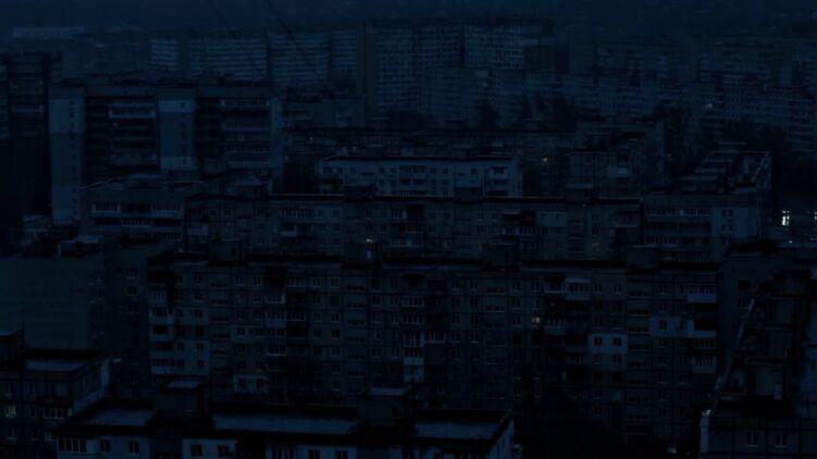 Знеструмлений Дніпро. Фото 