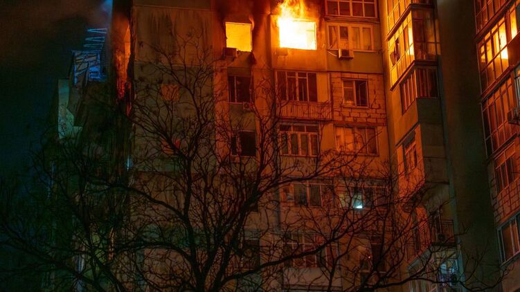 Одесса снова подверглась ударам. Фото: ГСЧС