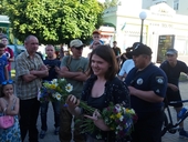 В партии Порошенко пригрозили увольнением пресс-секретарю, которая вышла на митинг в поддержку ЛГБТ