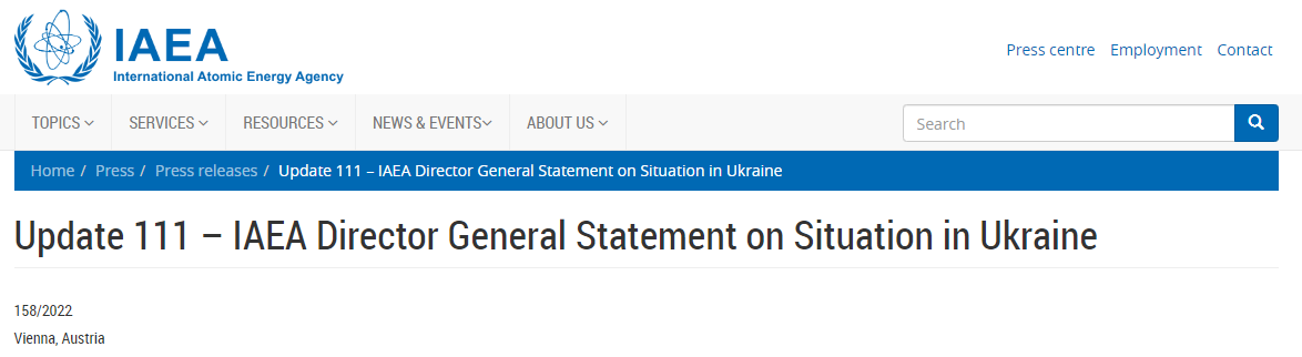 В МАГАТЭ сообщили о том, что гендиректор Запорожской АЭС Игорь Мурашов, которого российские военные недавно задержали и отпустили, больше не будет занимать свою должность