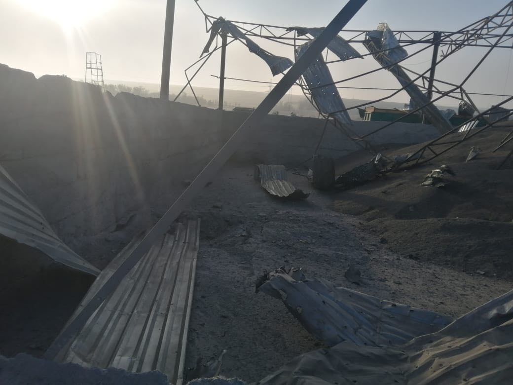 Последствия удара по Запорожской области