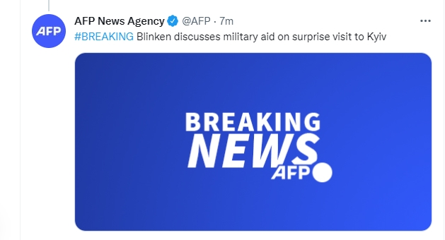 Госсекретарь США Блинкен прибыл с ранее не анонсированным визитом в Киев