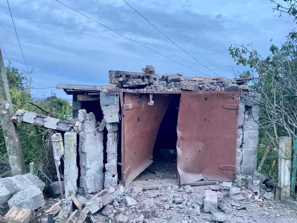 Обстрел Днепропетровской области, пострадали Никополь и Марганец