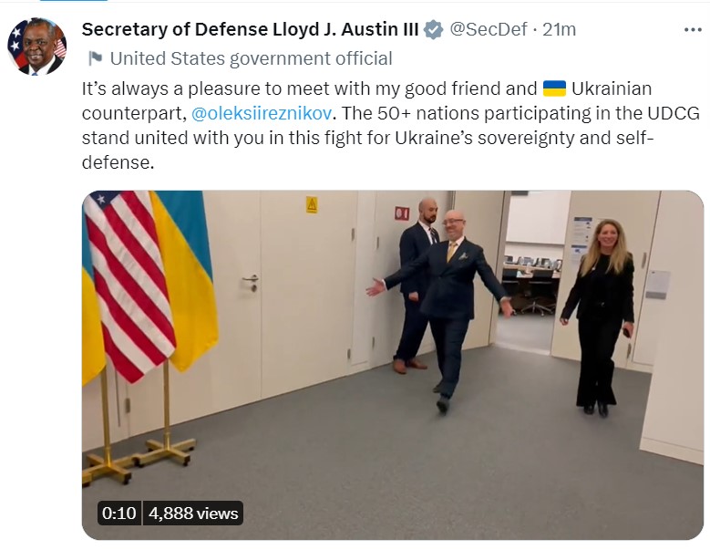 В Брюсселе начинается Рамштайн, Резников встретился с Остином