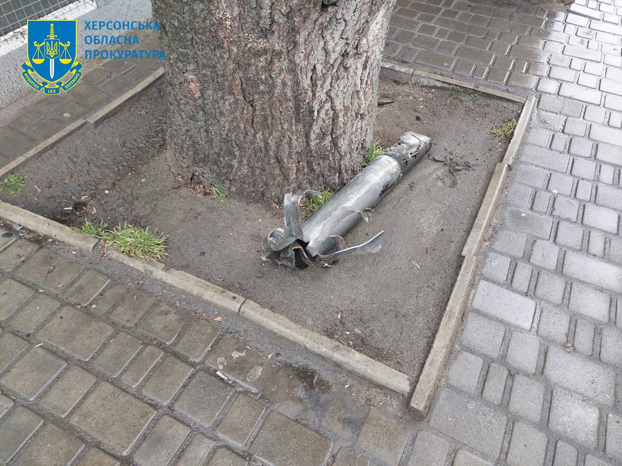 наслідки обстрілу Херсона