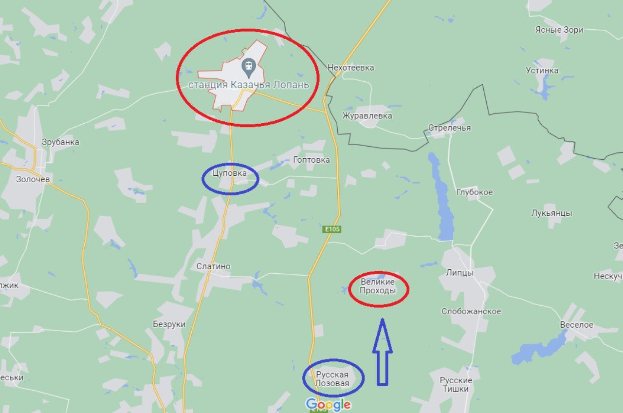 Карта Харьковской области