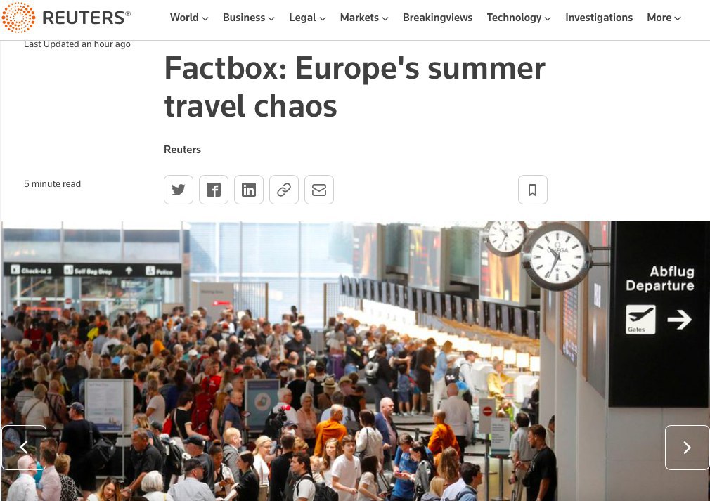 Скриншот с Reuters