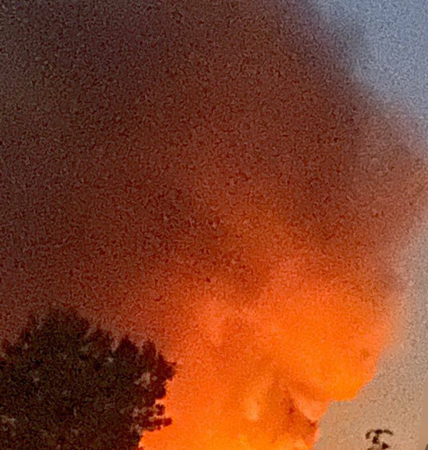 Вероятный взрыв в Никополе