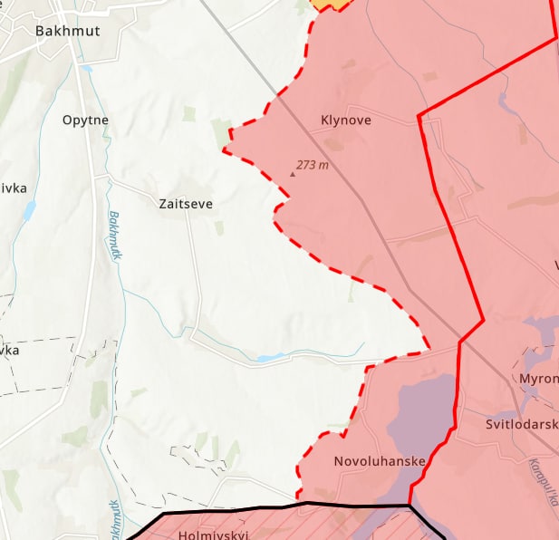 Карта боевых действий в Украине