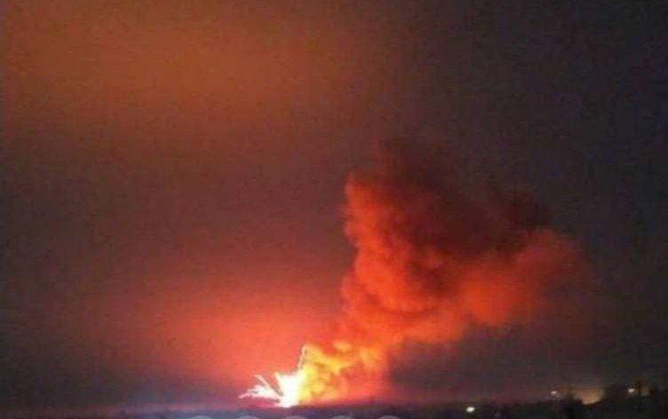 Зарево над городом