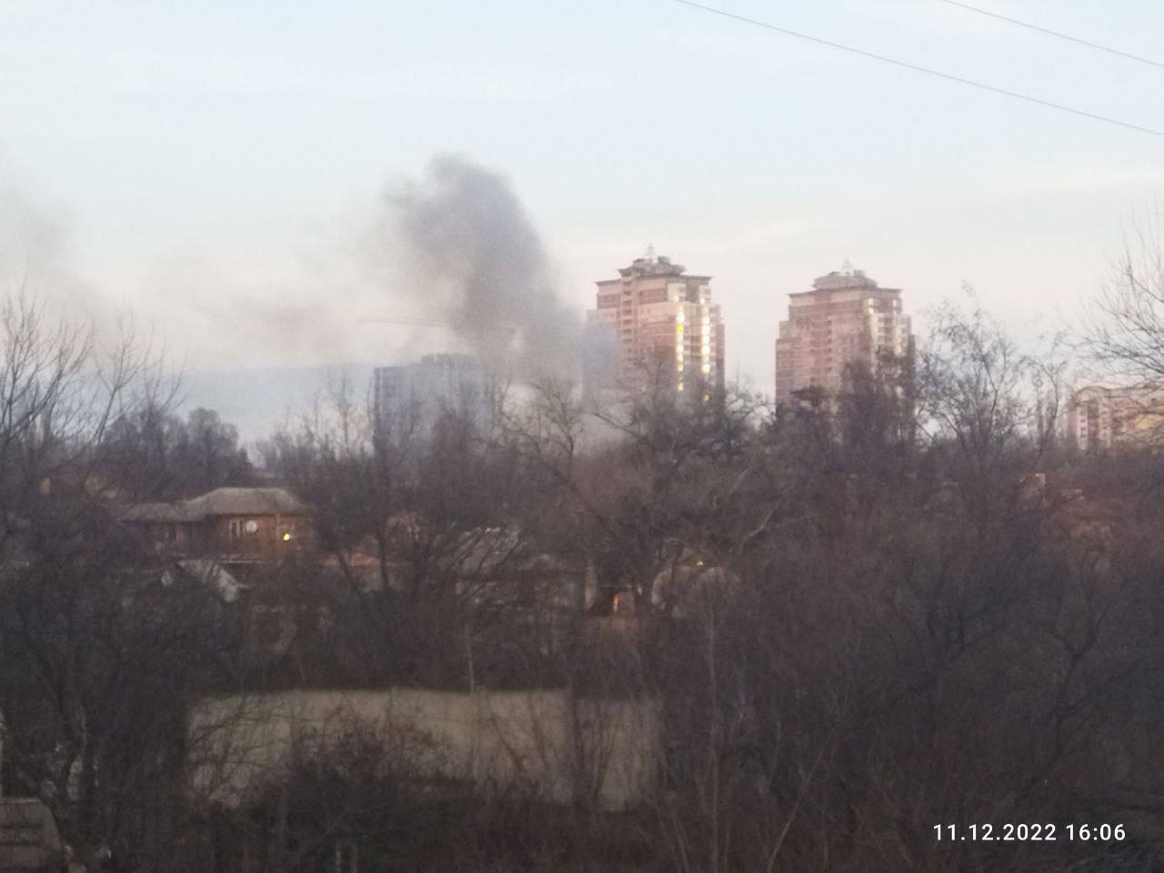 Последствия обстрела в Донецке