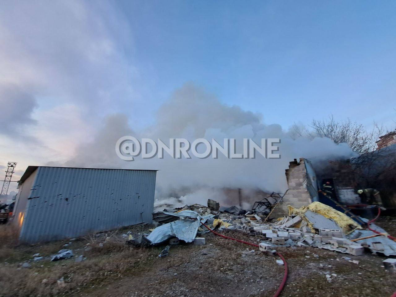 Последствия обстрела в Донецке