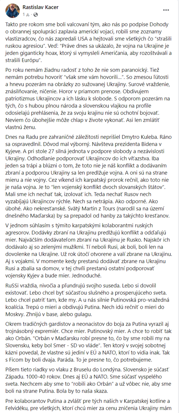 Глава МЗС Словаччини надіслав лідера Угорщини Орбана
