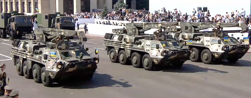 военная техника на Крещатике 