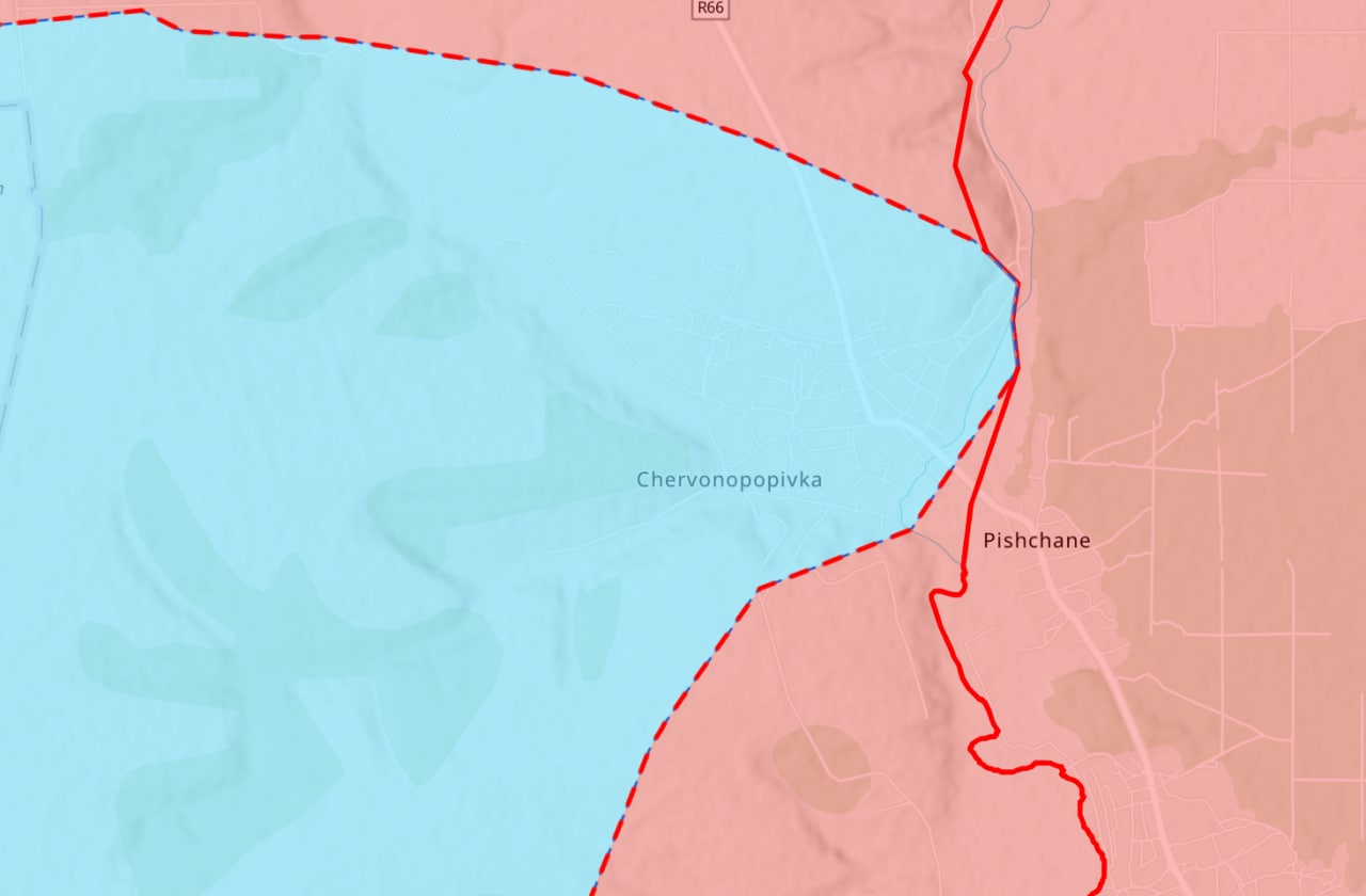 карта боевых действий