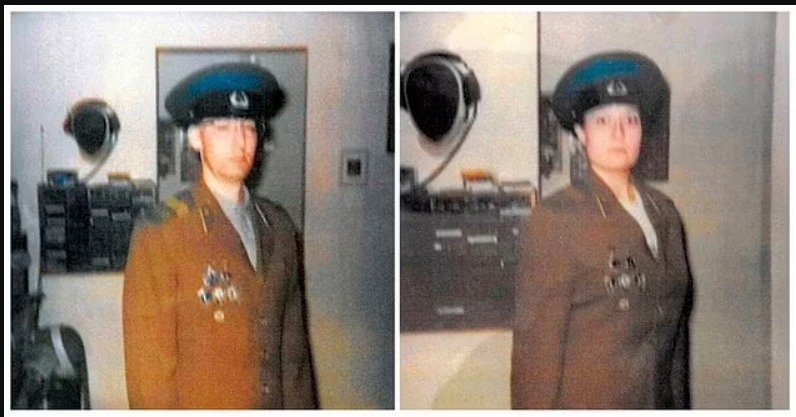 Фото пары в советской форме