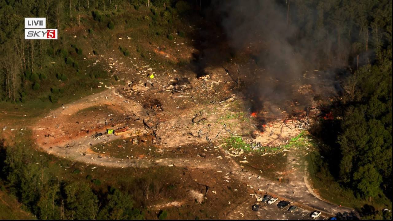 взрыв на заводе по производству взрывчатки в штате Теннесси