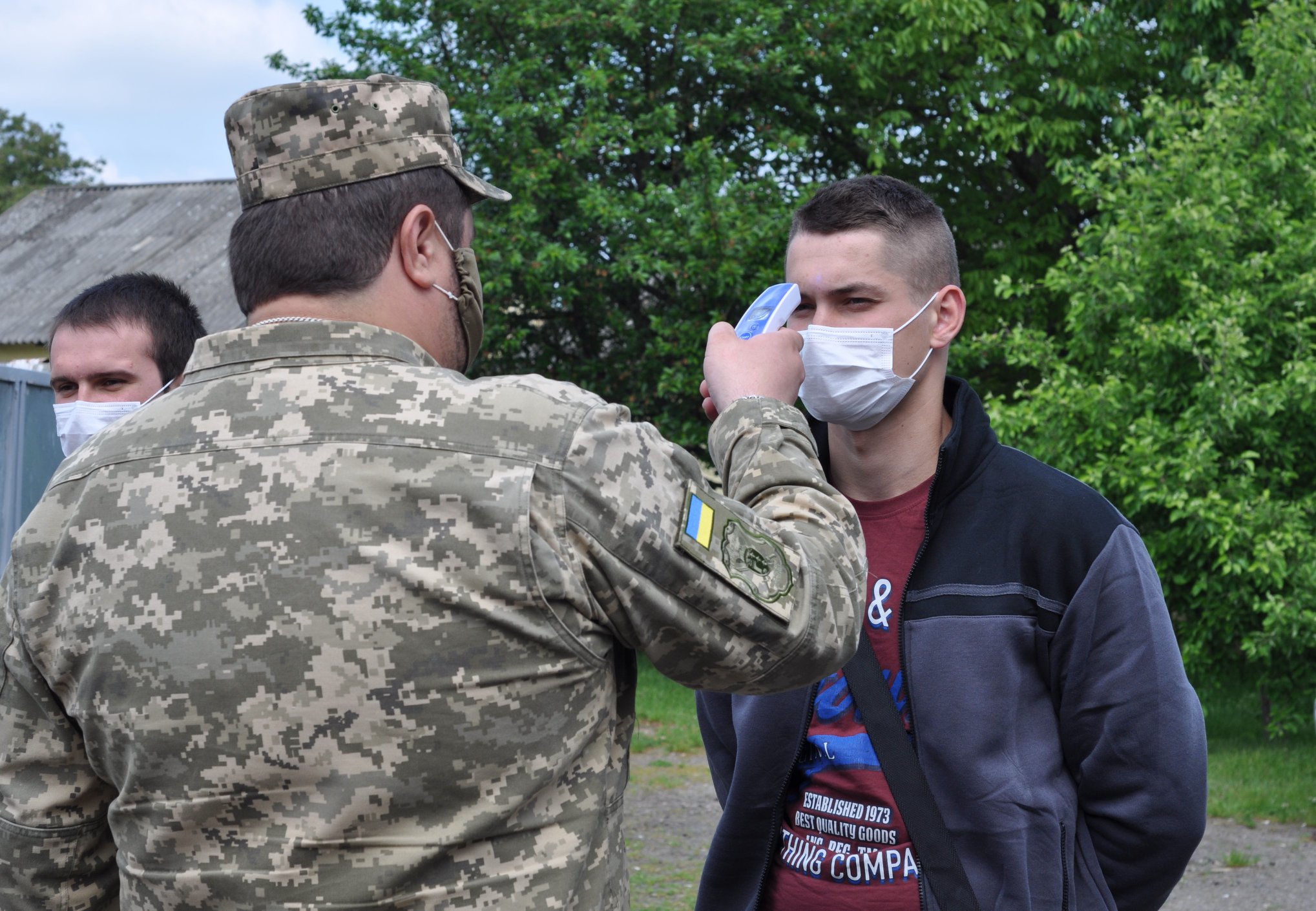 Фото из призывного пункта в Черновцах. Facebook