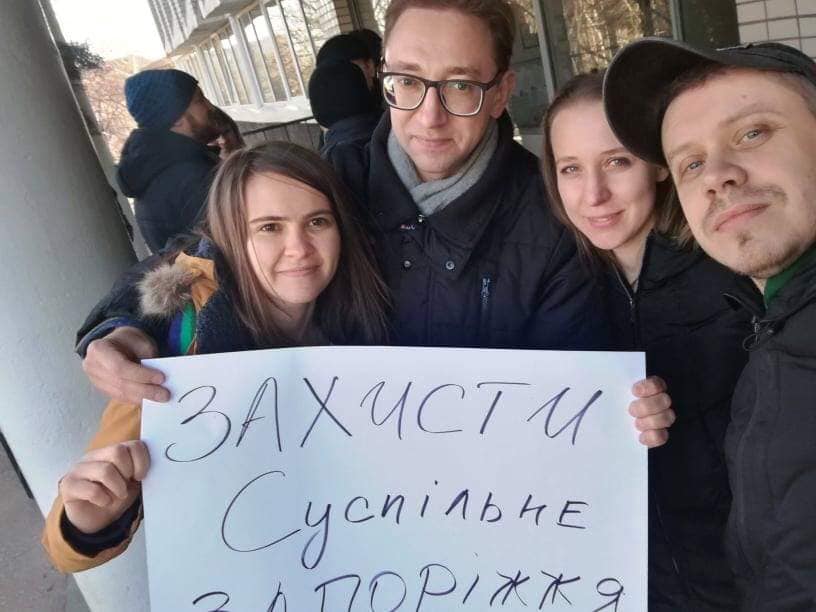 Акции в Житомире, Запорожье и Луцке. Фото: facebook.com/Sergiy Tomilenko