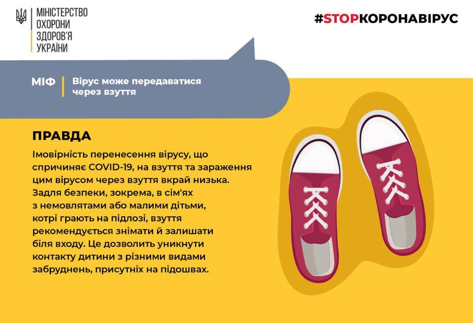 Передать коронавирус через обувь невозможно
