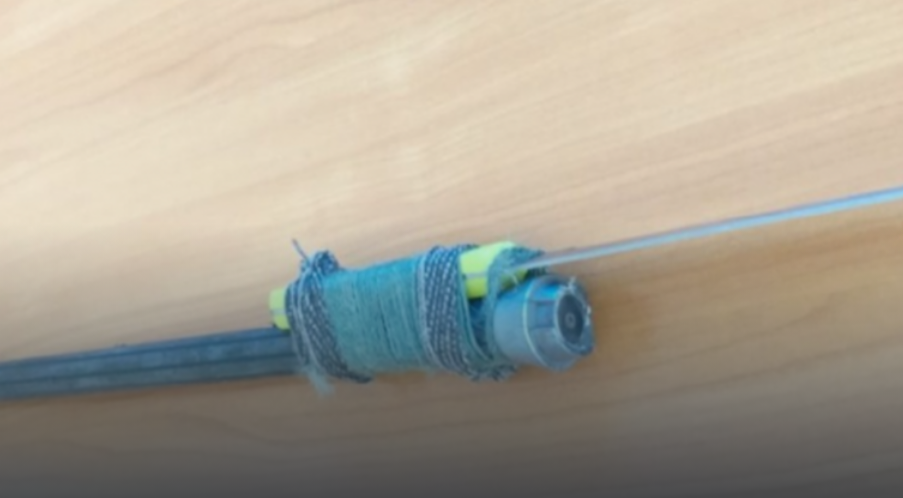 Копье, с которым украинец напал на поляков. Фото: apnews.com.ua