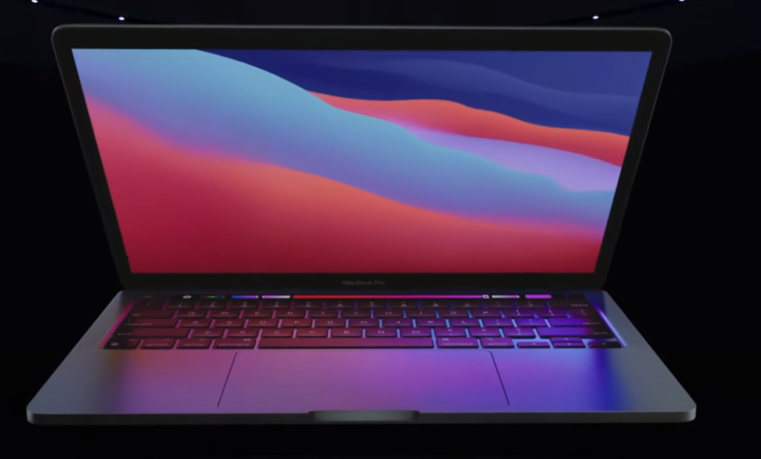 Apple презентовала новые компьютеры MacBook. Скриншот из видео