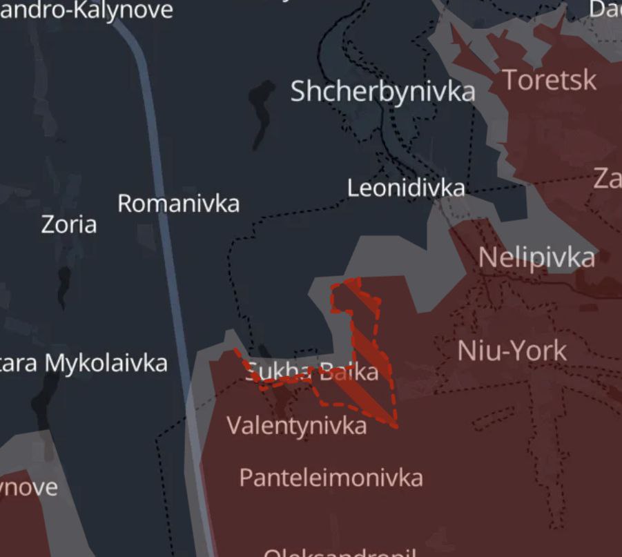 Карта бойових дій (2). Джерело - Deep State