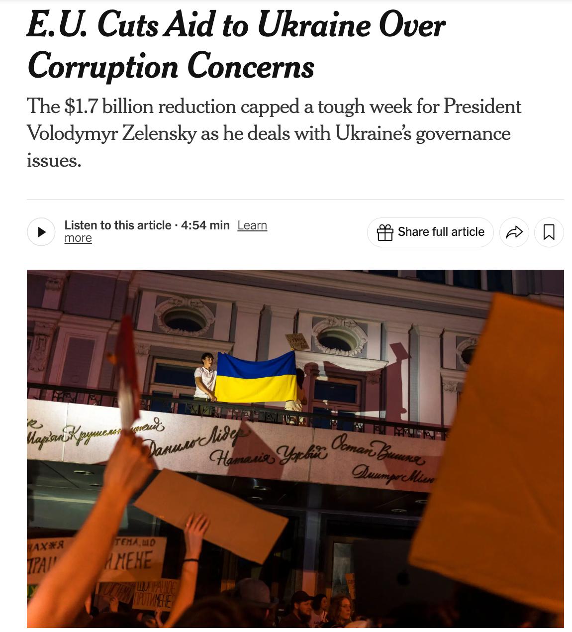 Заголовок на nytimes.com