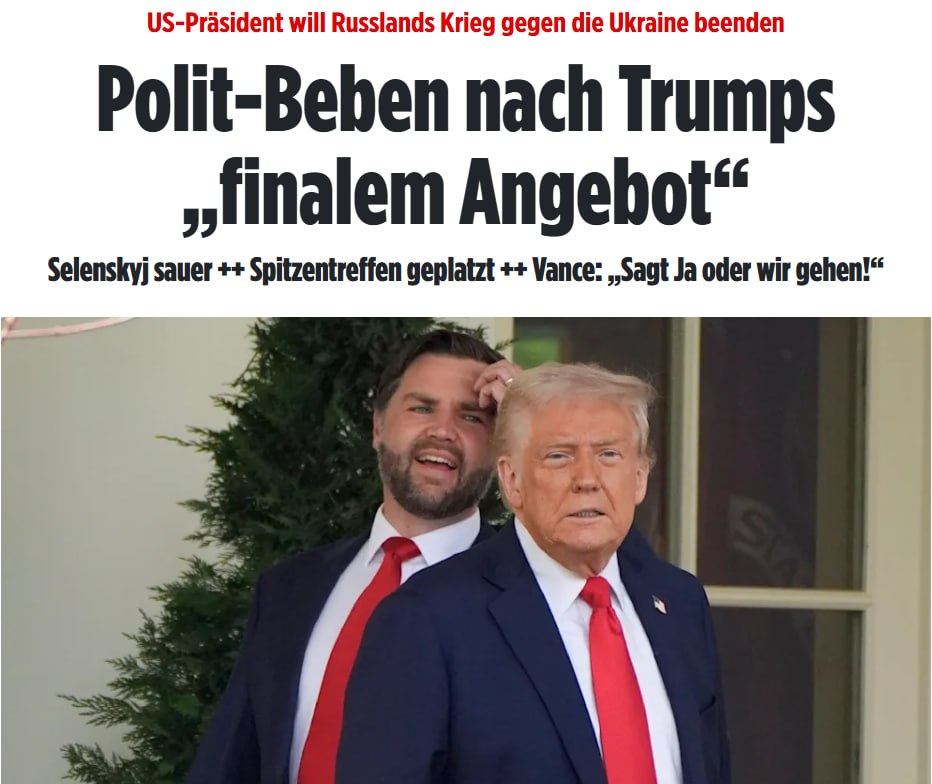 Знімок заголовка на bild.de