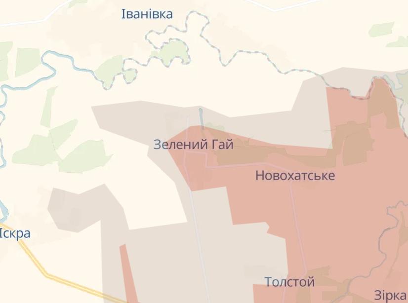 Карта бойових дій. Джерело - Deep State