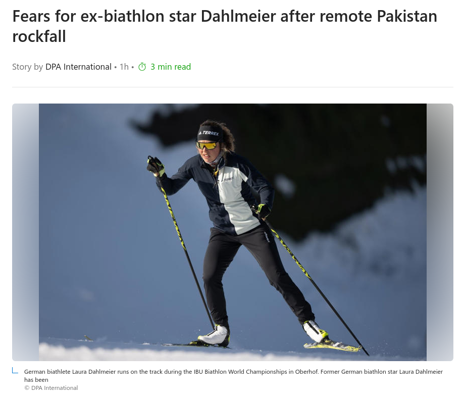 Знімок заголовка на msn.com